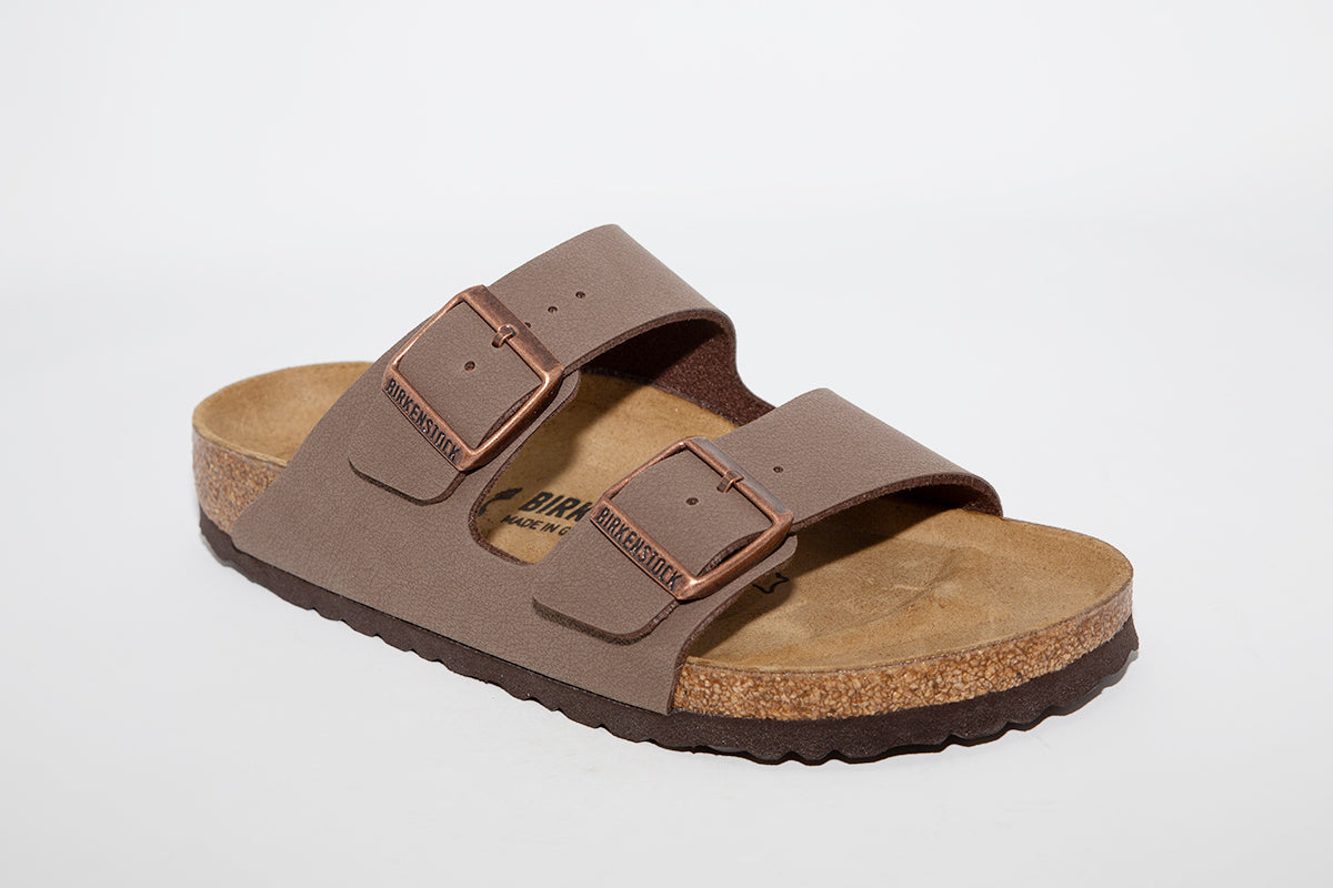 BIRKENSTOCK - ARIZONA LDS FLAT MULE - BROWN SUEDE