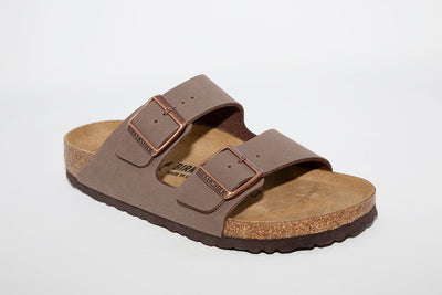 BIRKENSTOCK - ARIZONA LDS FLAT MULE - BROWN SUEDE