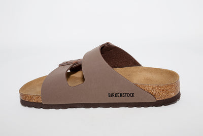 BIRKENSTOCK - ARIZONA LDS FLAT MULE - BROWN SUEDE
