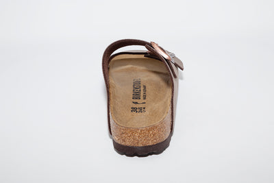 BIRKENSTOCK - ARIZONA LDS FLAT MULE - BROWN SUEDE