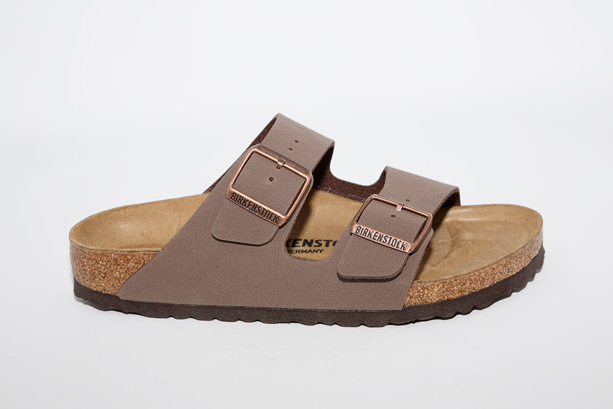 BIRKENSTOCK - ARIZONA LDS FLAT MULE - BROWN SUEDE