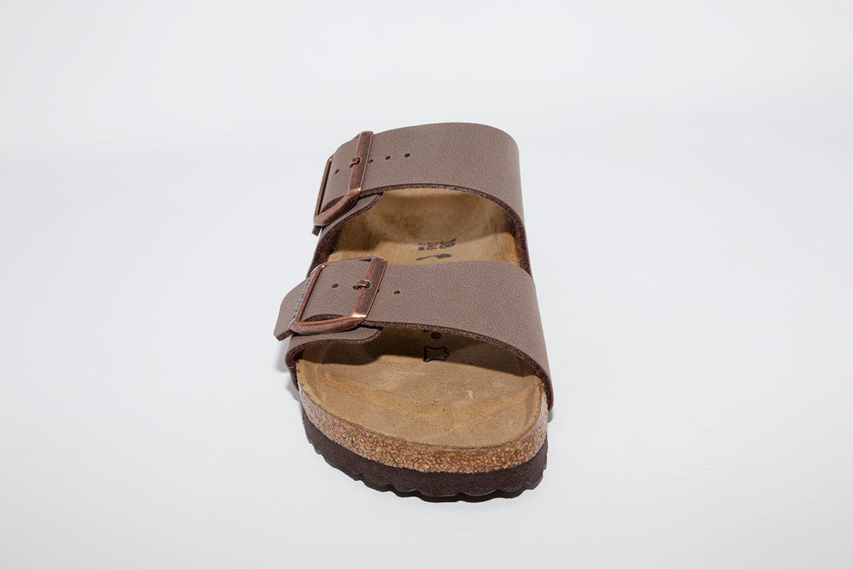 BIRKENSTOCK - ARIZONA LDS FLAT MULE - BROWN SUEDE