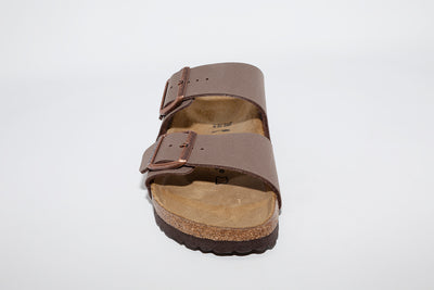 BIRKENSTOCK - ARIZONA LDS FLAT MULE - BROWN SUEDE