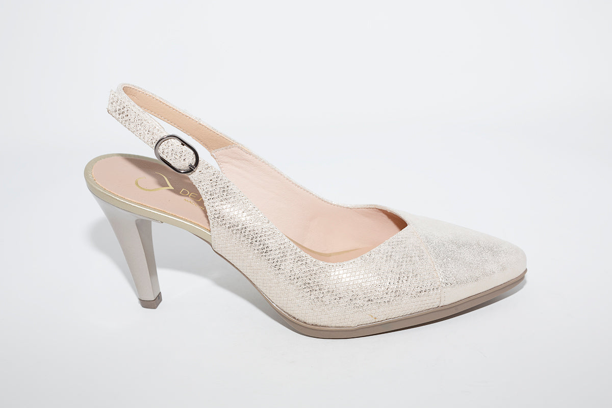DESIREE - SARA6 SLING-BACK SHOE - CHAMPAGNE