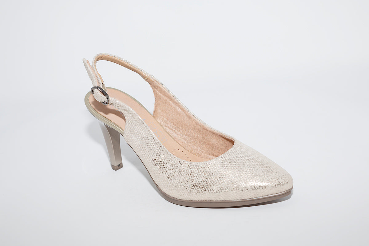 DESIREE - MARA2 SLING-BACK SHOE - CHAMPAGNE