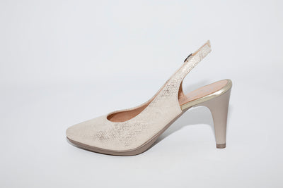 DESIREE - MARA2 SLING-BACK SHOE - CHAMPAGNE