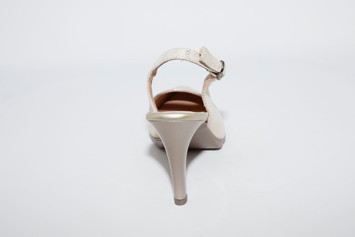 DESIREE - MARA2 SLING-BACK SHOE - CHAMPAGNE
