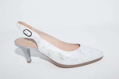 DESIREE - MARA2 SLING-BACK SHOE - SILVER