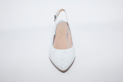 DESIREE - MARA2 SLING-BACK SHOE - SILVER