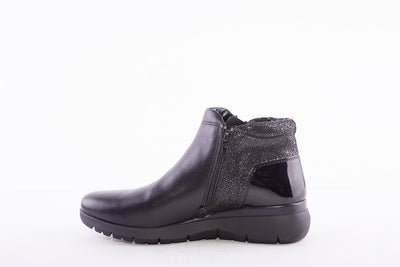 DUBARRY - JAY TWIN ZIP ANKLE BOOT - BLACK LEATHER