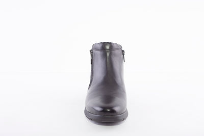 DUBARRY - JAY TWIN ZIP ANKLE BOOT - BLACK LEATHER