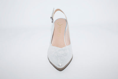 DESIREE - SARA6 SLING-BACK SHOE - SILVER