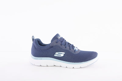 SKECHERS - FLEX APPEAL 4.0 BRILLIANT VIEW LACED TRAINER - NAVY