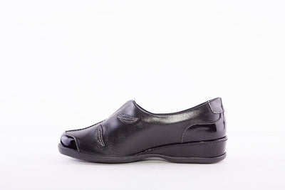 SUAVE - ANNUAL SLIP ON COMFORT SHOE - BLACK