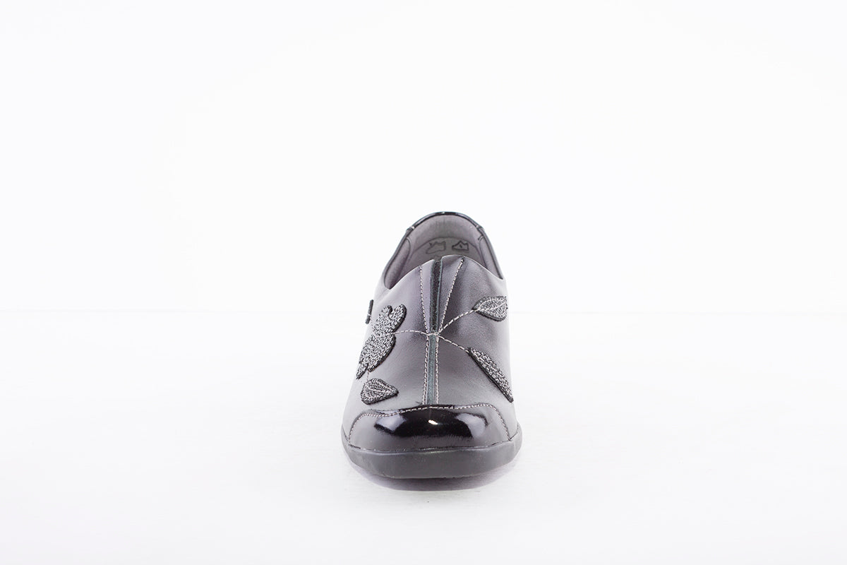SUAVE - ANNUAL SLIP ON COMFORT SHOE - BLACK