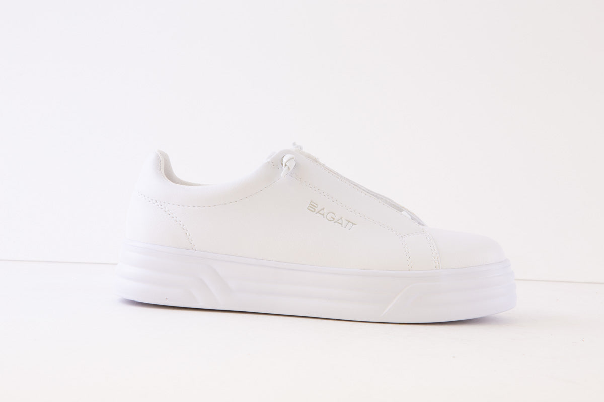 BAGATT - D31-ADP06 MOC-LACE FASHION TRAINER - WHITE