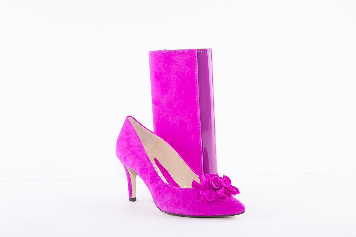 EMIS - 7760 HIGH HEEL COURT SHOE - FUSCHIA