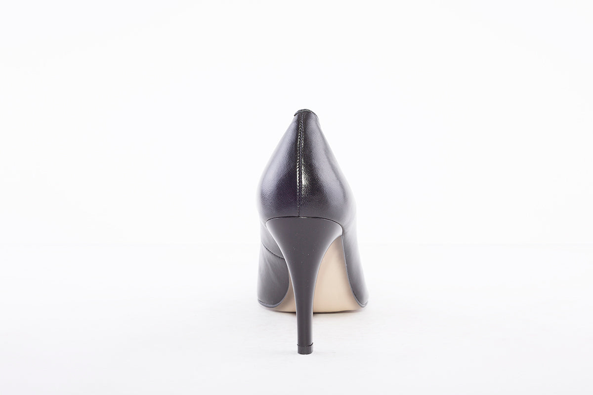 EMIS - 7802 - HIGH HEEL COURT SHOE - BLACK/GOLD