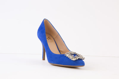 MARIAN - 3919 HIGH HEEL DRESSY SHOE - BLUE SUEDE