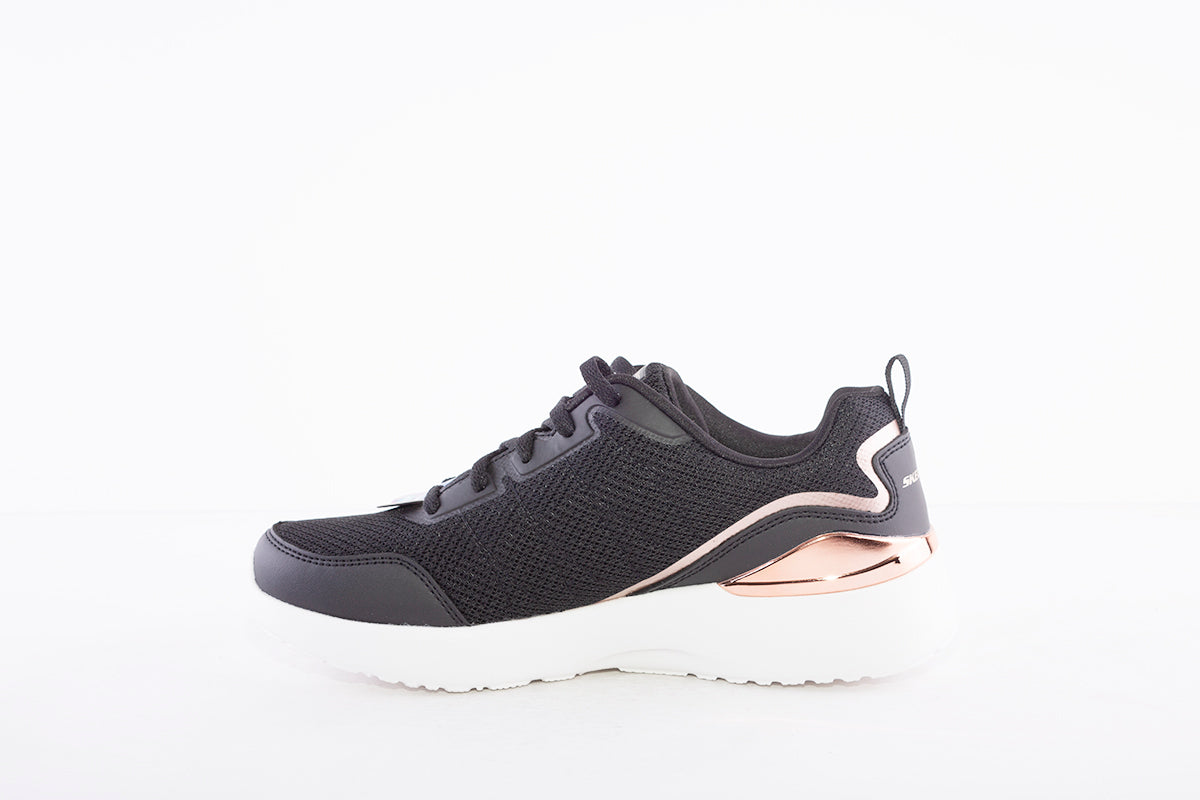 SKECHERS - SKECH-AIR DYNAMIGHT THE HALCYON-LACED TRAINER - BLACK