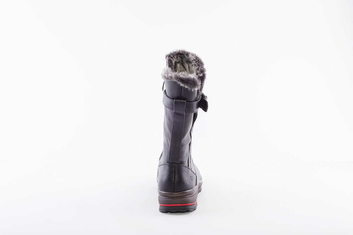 HEAVENLY FEET - BRAMBLE MID-LENGTH ZIP BOOT - BLACK