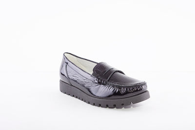 WALDLAUFER - 549002 143 HEGLI SLIP-ON SHOE - BLACK