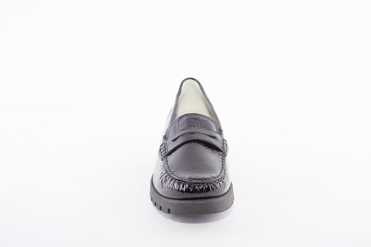 WALDLAUFER - 549002 143 HEGLI SLIP-ON SHOE - BLACK