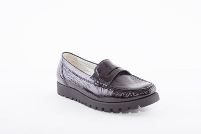 WALDLAUFER - 549002 HEGLI SLIP-ON SHOE - DARK/GREY