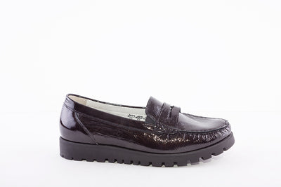WALDLAUFER - 549002 HEGLI SLIP-ON SHOE - DARK/GREY
