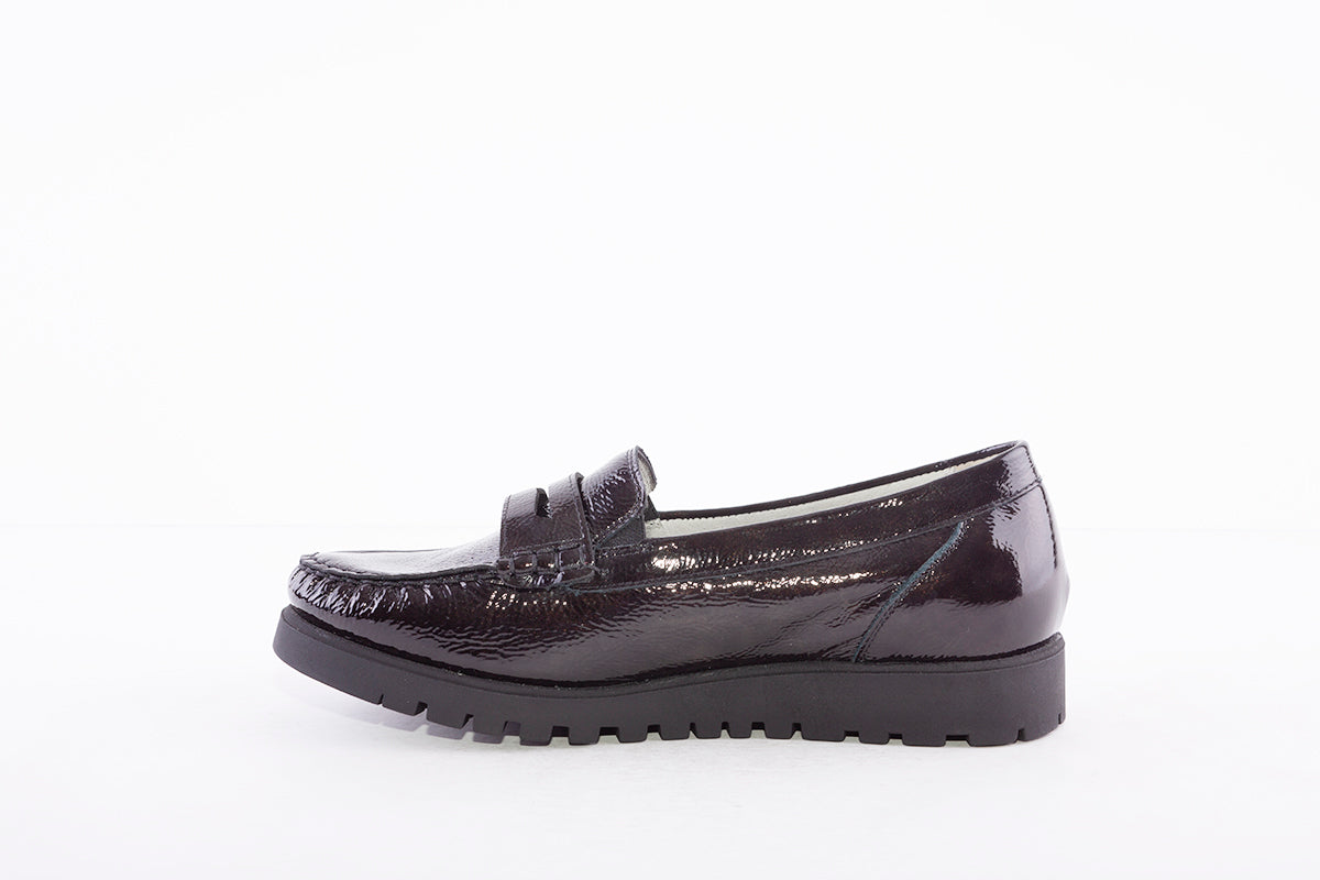 WALDLAUFER - 549002 HEGLI SLIP-ON SHOE - DARK/GREY