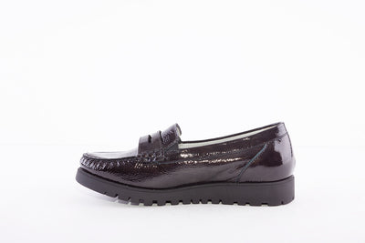 WALDLAUFER - 549002 HEGLI SLIP-ON SHOE - DARK/GREY