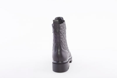 CARMELA - 67925 FRONT ZIP ANKLE BOOT - BLACK