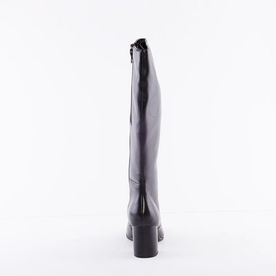 TAMARIS - 25512-001 LONG BLOCK HEEL BOOT - BLACK