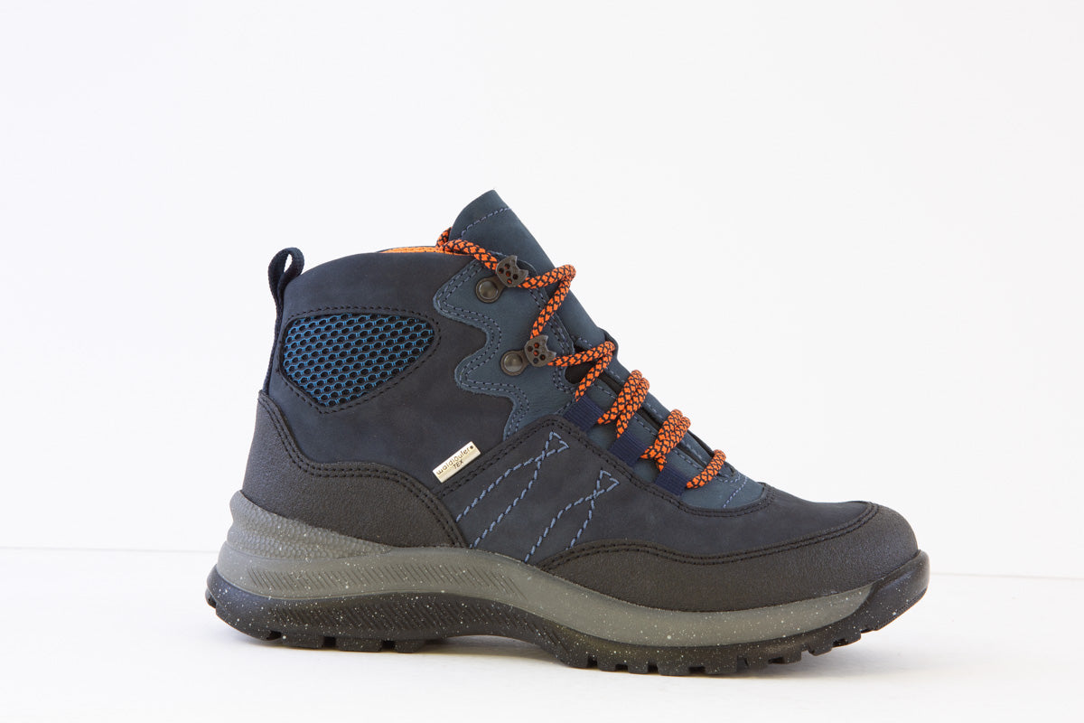 WALDLAUFER - 737971 401 H-MOMO LACED WALKING BOOT - NAVY