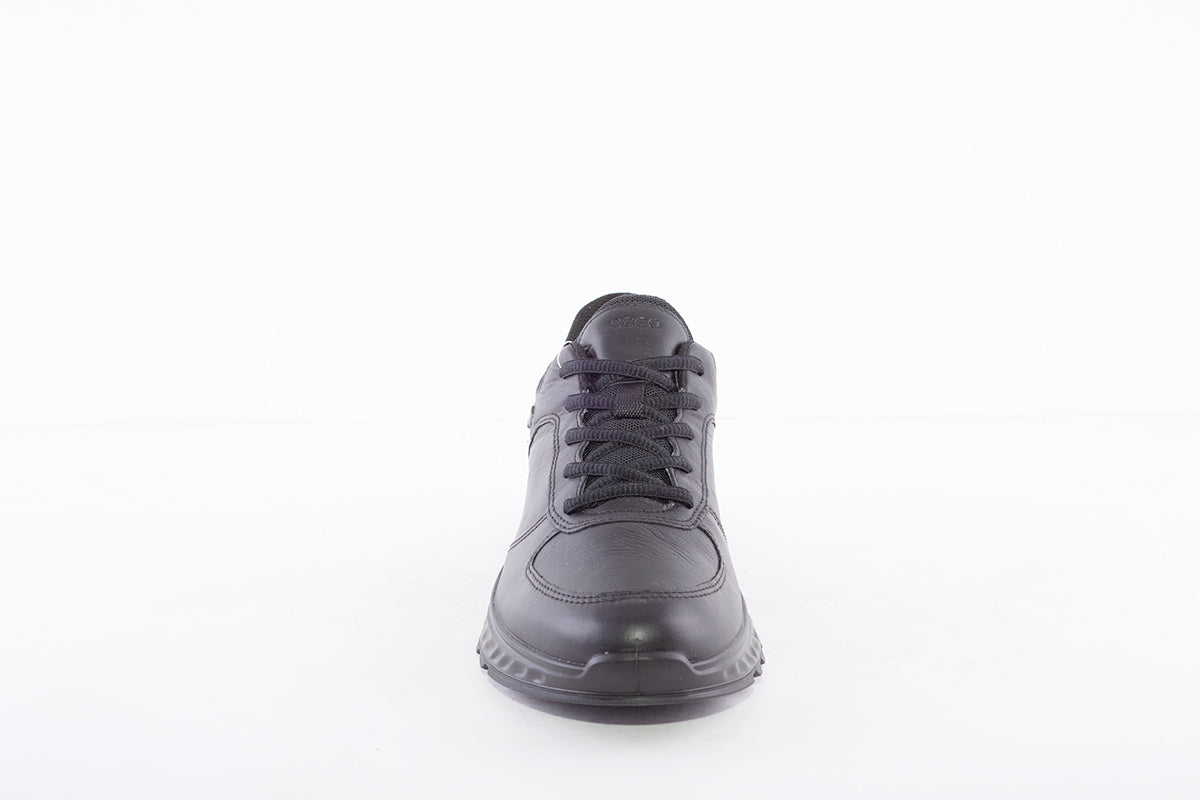 ECCO - EXOSTRIDE W- GORETEX LACED WALKING SHOE - BLACK