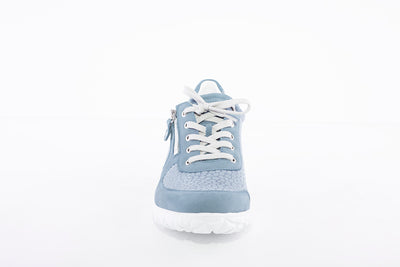 WALDLAUFER - H89001 HAVY STRETCH LACED WALKING SHOE - DENIM