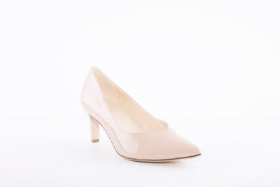 HOGL - 0-186724 BOULEVARD 60 - MEDIUM STILETTO HEEL COURT SHOE - NUDE PATENT