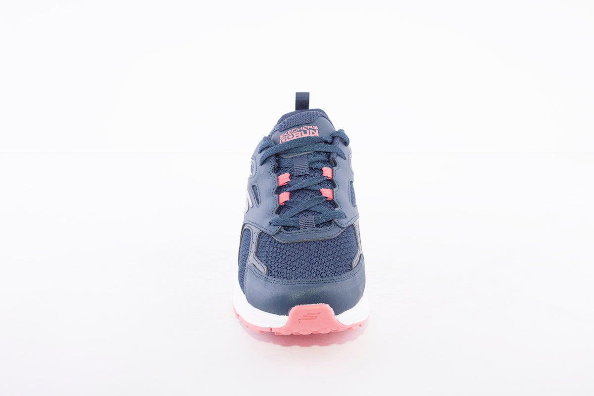 SKECHERS - 128075 GO RUN CONSISTENT-LACED RUNNER - NAVY/PINK