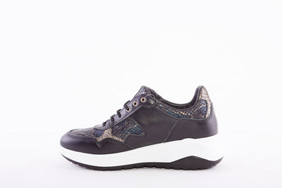 GRI-SPORT BLG002 NIGHTSHADE-LACED FASHION SHOE - BLACK/GOLD