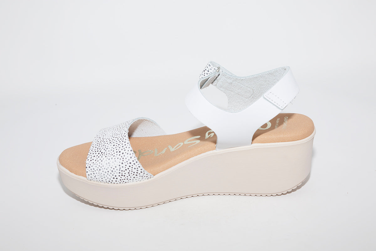 OH MY SANDALS  - 4577 WHITE/SILVER