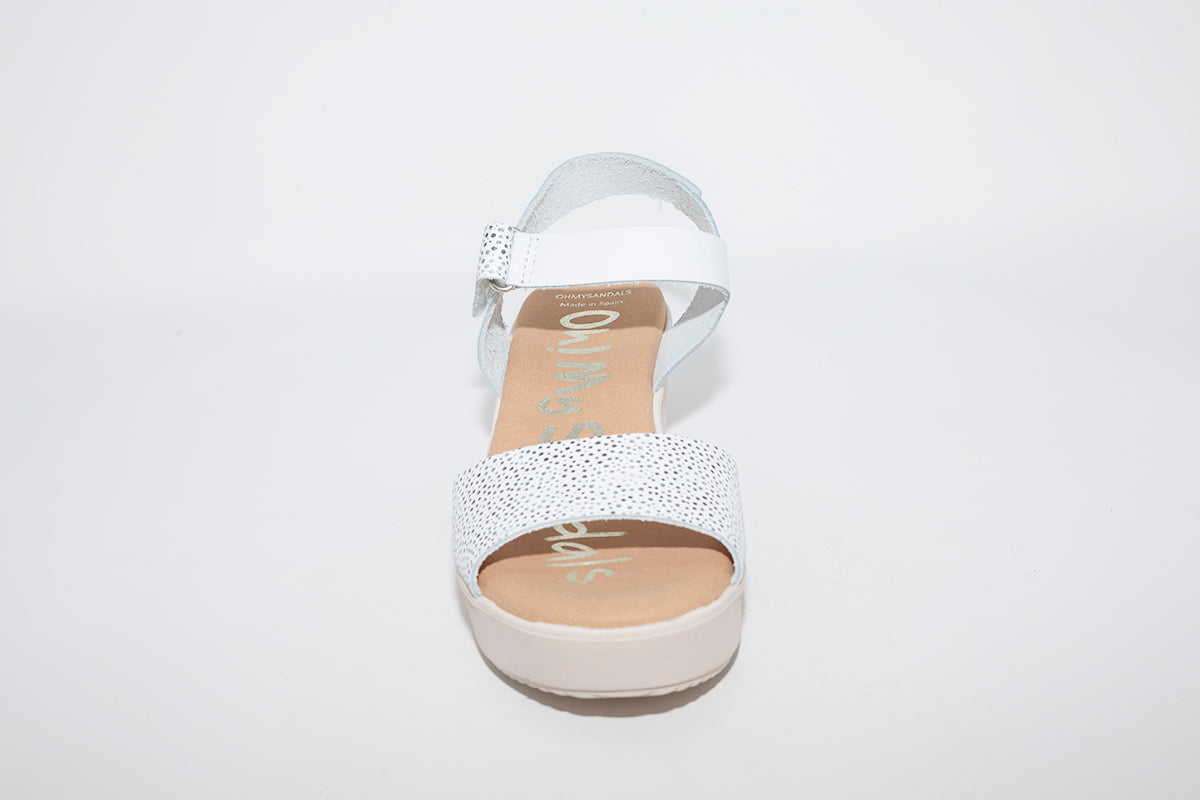 OH MY SANDALS  - 4577 WHITE/SILVER