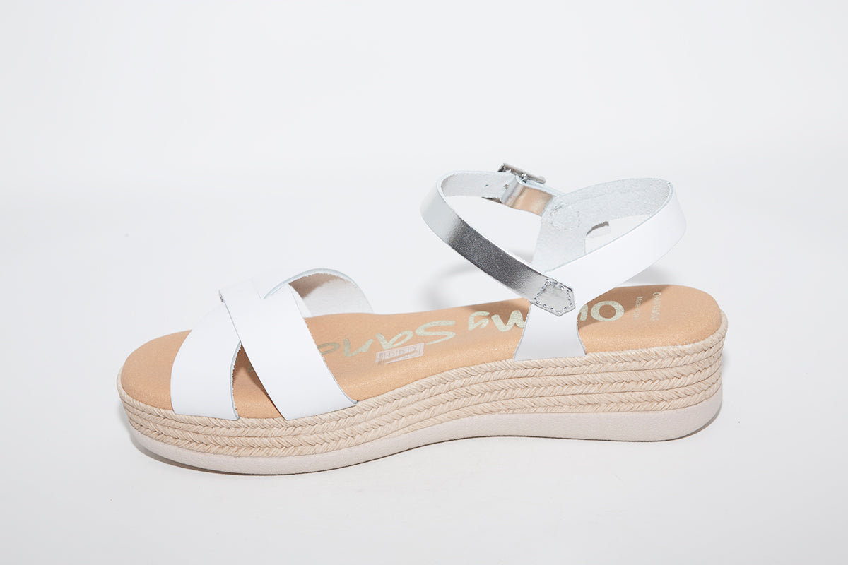 OH MY SANDALS - 4568 WHITE/SILVER