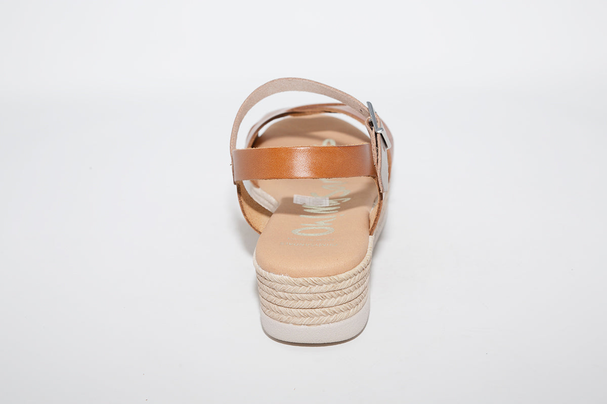 LDS SANDAL - TAN GOLD