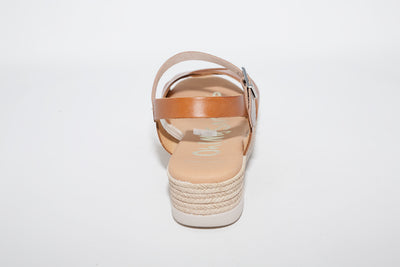 LDS SANDAL - TAN GOLD
