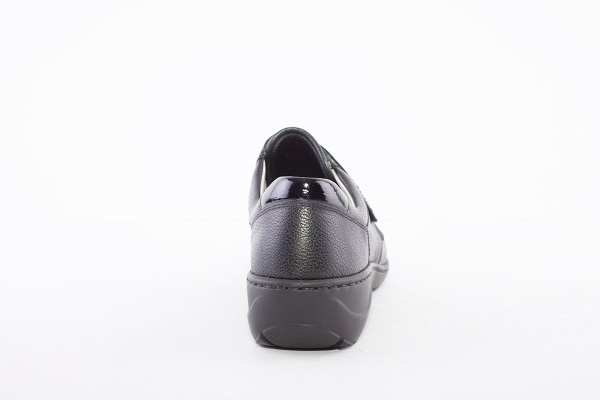 WALDLAUFER - 607K31 302 KYA-VELCRO STRETCH COMFORT SHOE-K FIT - BLACK