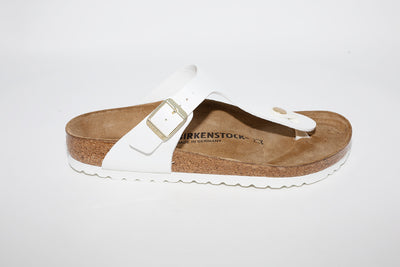 BIRKENSTOCK - GIZEH TOE-POST MULE - WHITE