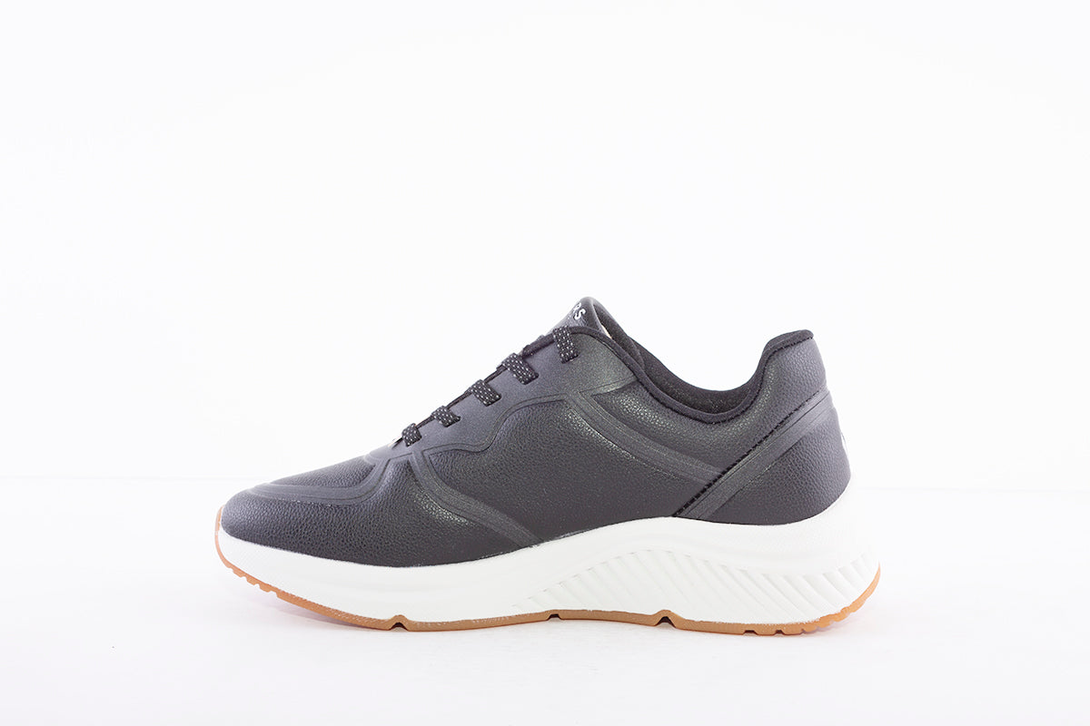 SKECHERS - 155570 ARCH FITS-MILES MILE MAKERS LACED TRAINER - BLACK