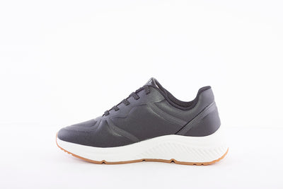 SKECHERS - 155570 ARCH FITS-MILES MILE MAKERS LACED TRAINER - BLACK