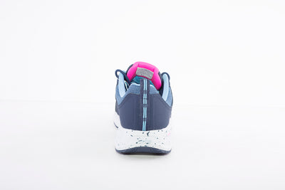 SKECHERS - 124428 GO WALK OUTDOOR LACE UP TRAINER - NAVY/PINK