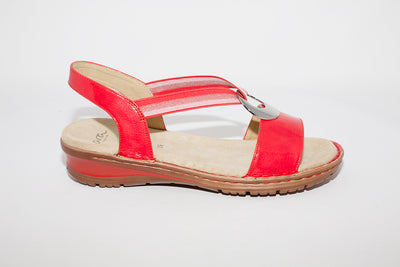 ARA - HAWAII FLAT SANDAL - CORAL